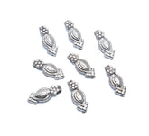 Silver Kholapuri Beads 22 MM Per Packet of 25 Pcs- (KBP-007)